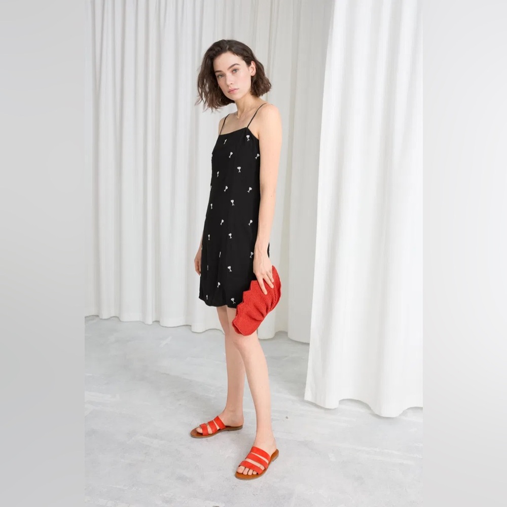 & Other Stories - cocktail beaded mini dress